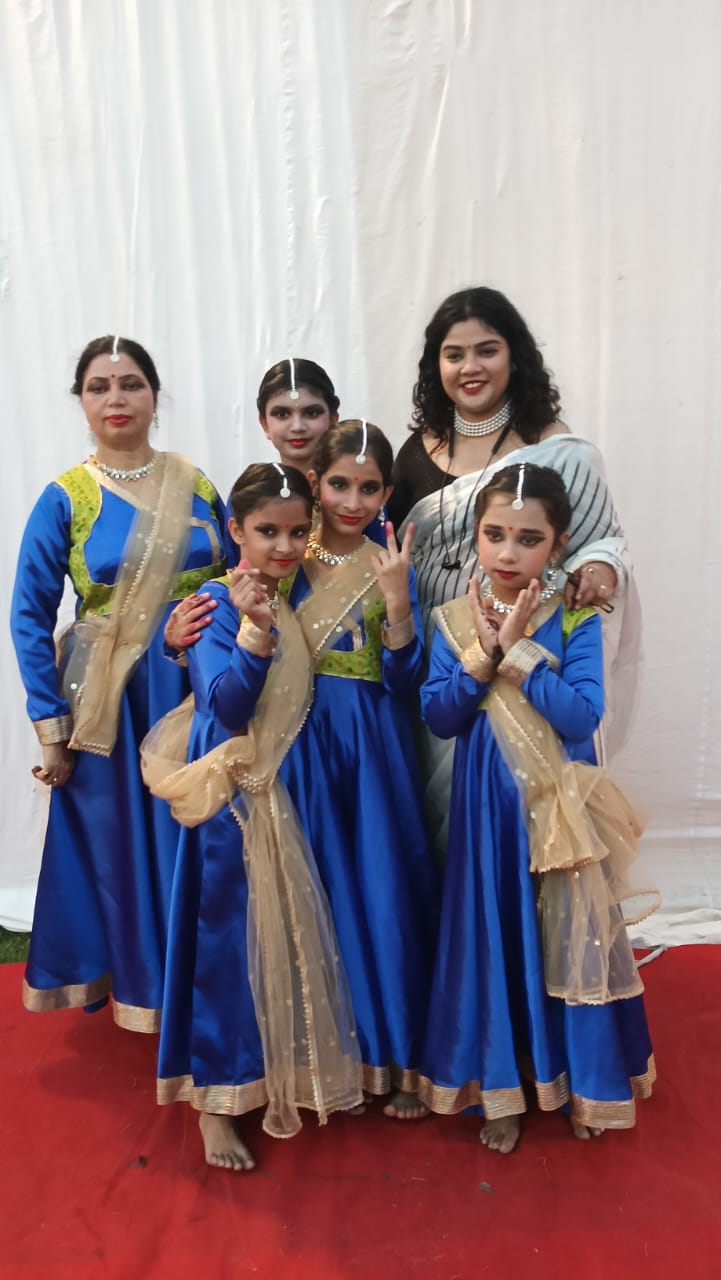 Backstage before performance