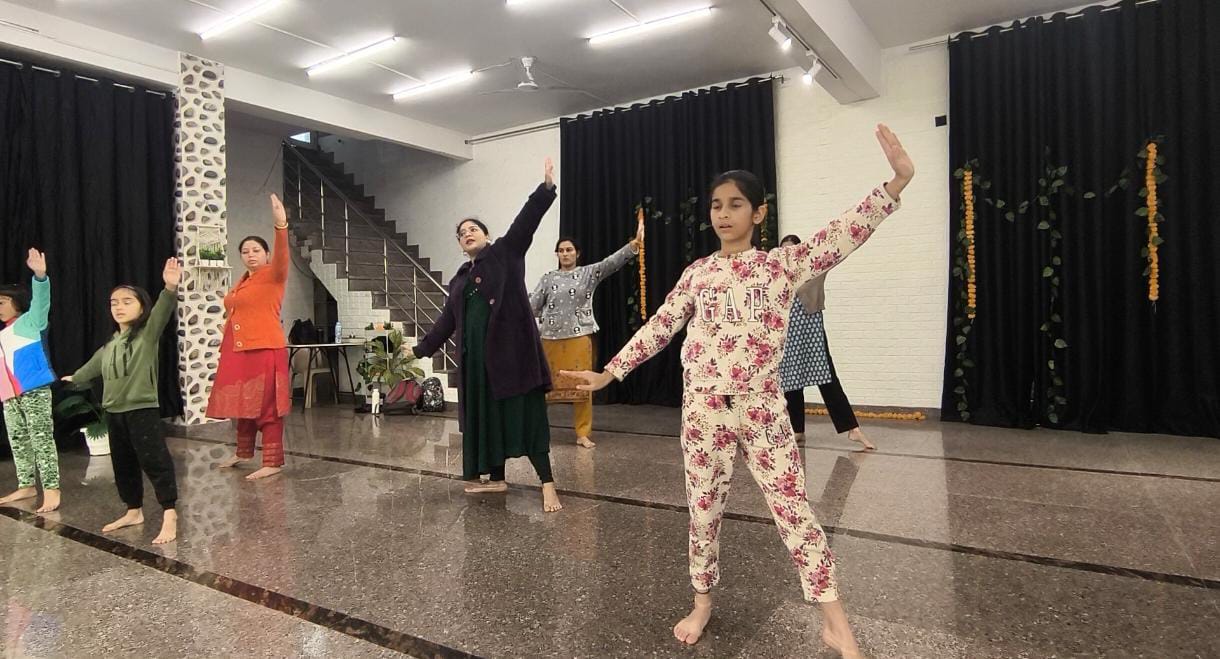 Kathak class at Nritya Stuti